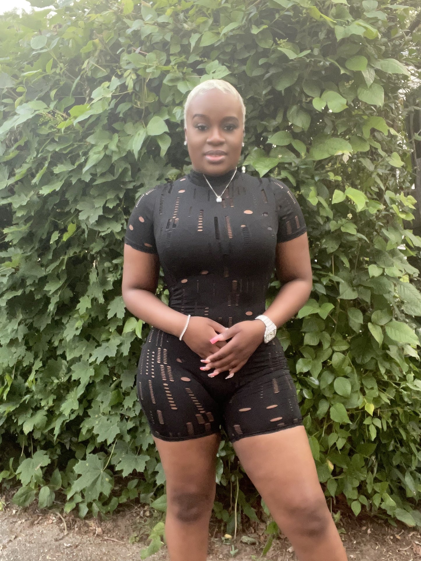 Baby Got Back Romper - Black