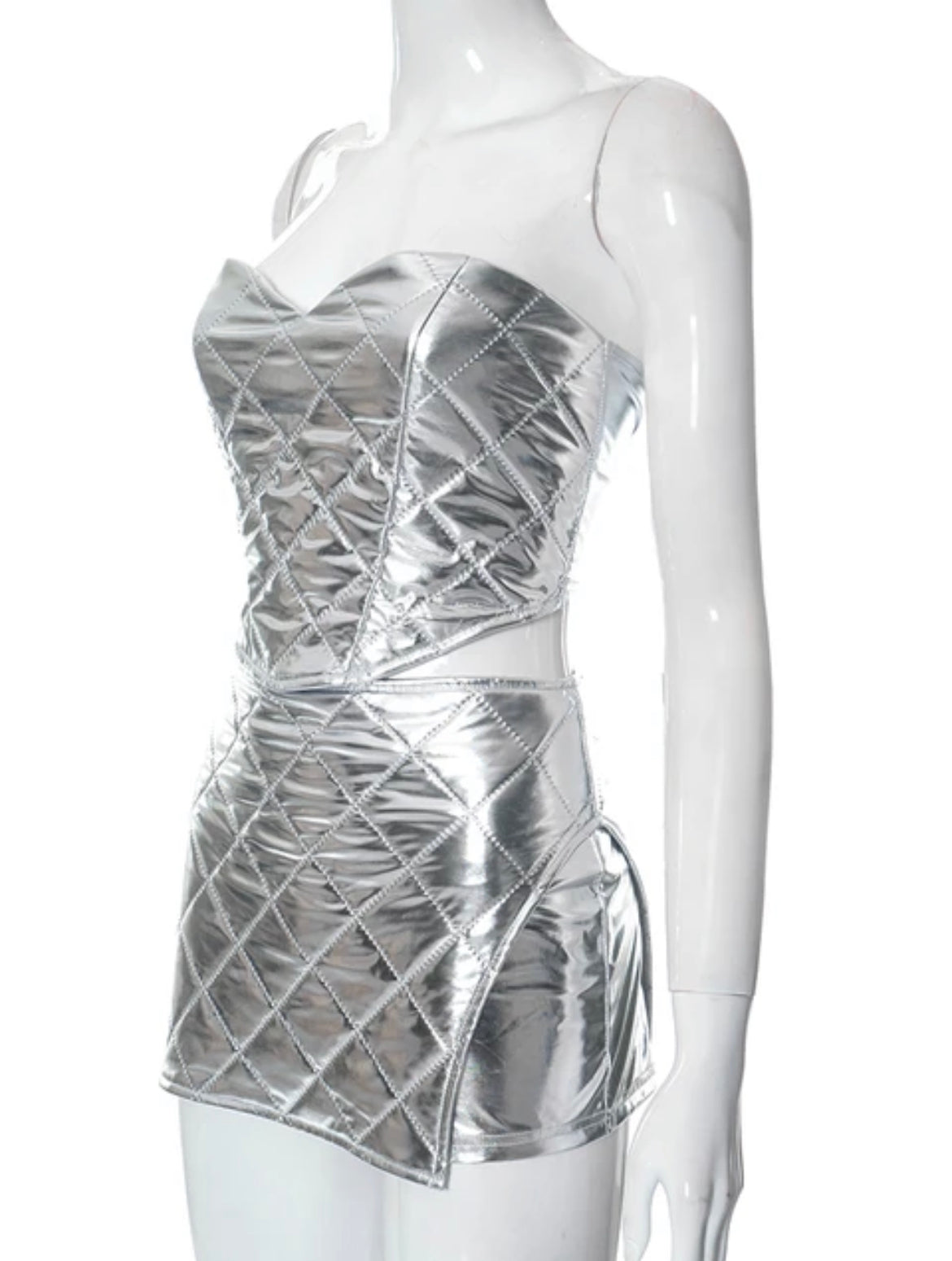 Metallic Doll Skirt Set