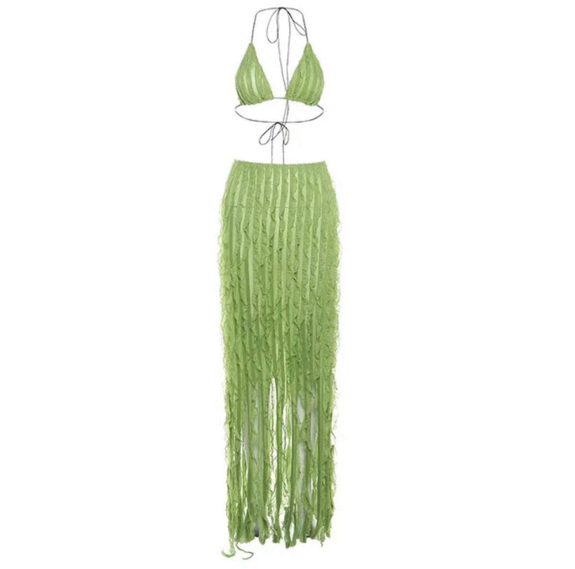 Come Find Me Skirt Set - Green