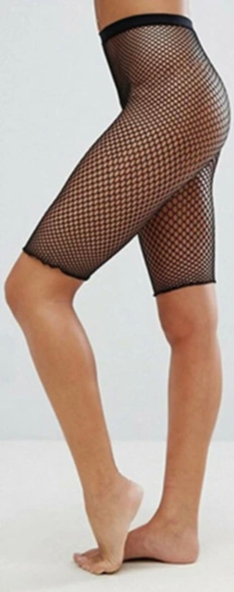 Fishnet Shorts - Black