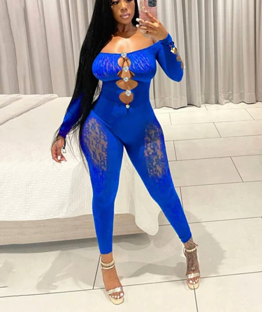 Local Royal Jumpsuit - Blue