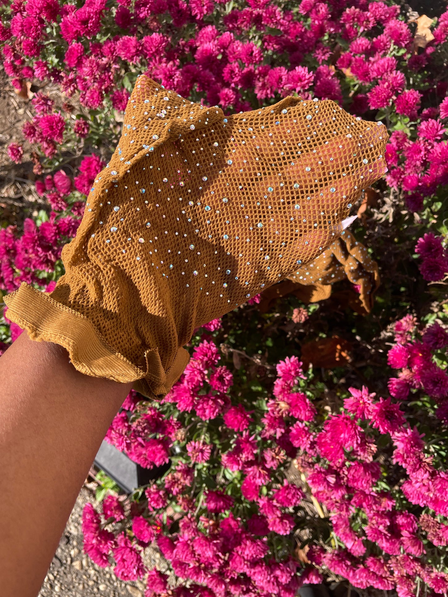 Rhinestone Stocking