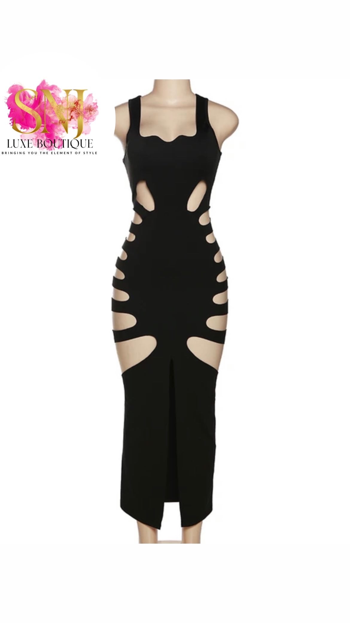Dangerous Maxi Dress - Black