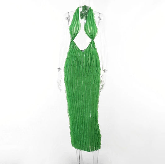 Sliding Through Dress (Green)